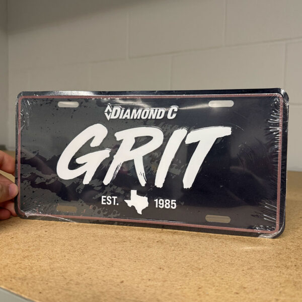 GRIT License Plate